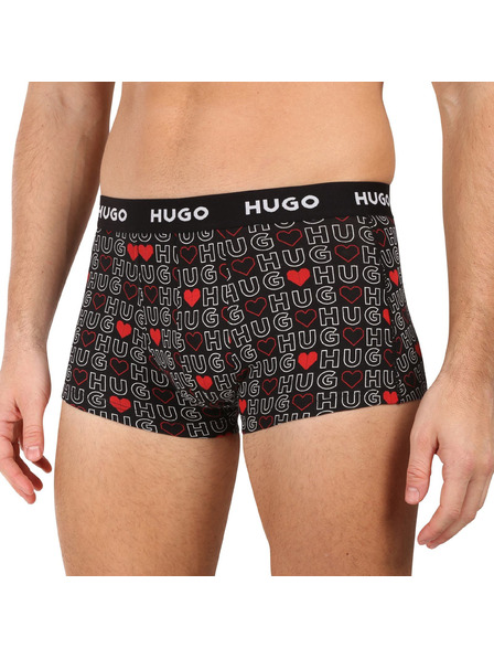 HUGO Komplet treh - moške boksarice HUGO večbarvne