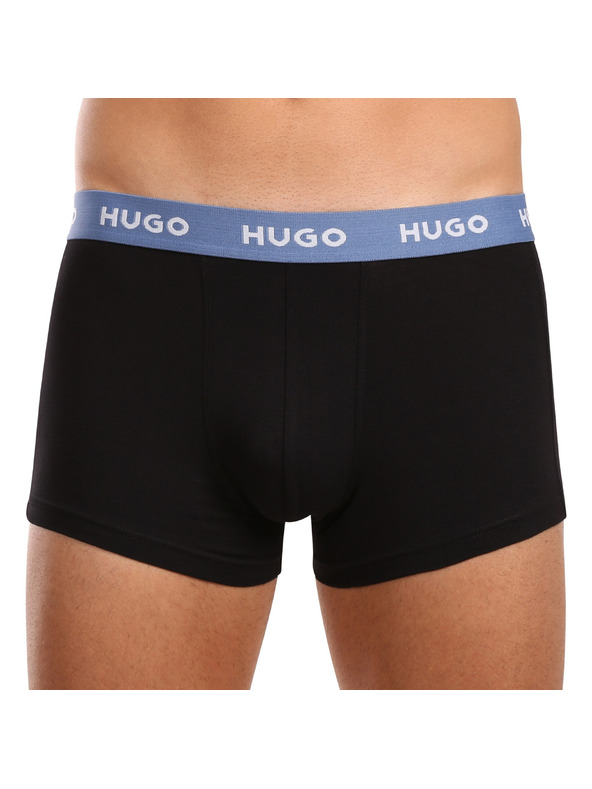 HUGO Komplet treh - moške boksarice HUGO večbarvne