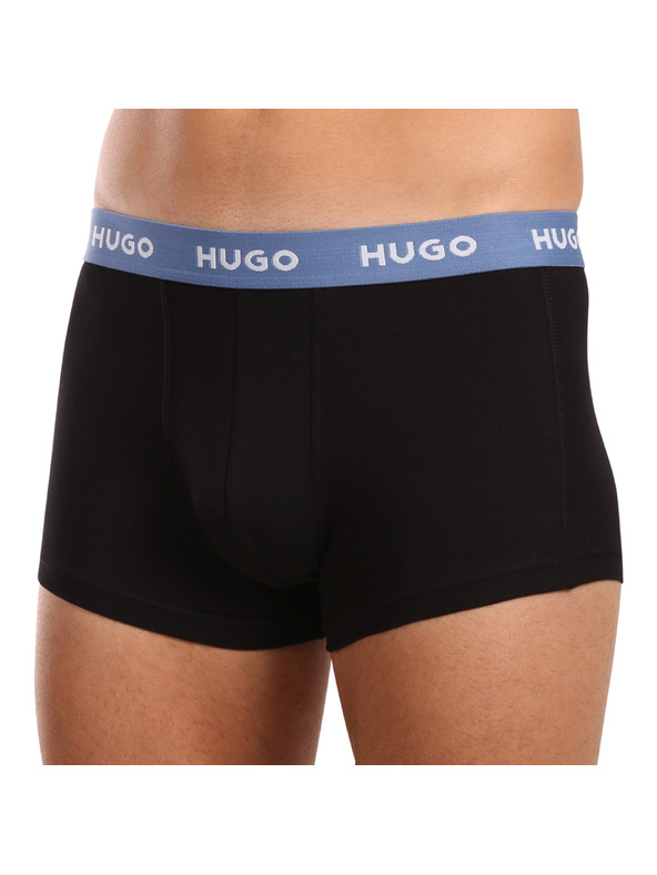 HUGO Komplet treh - moške boksarice HUGO večbarvne