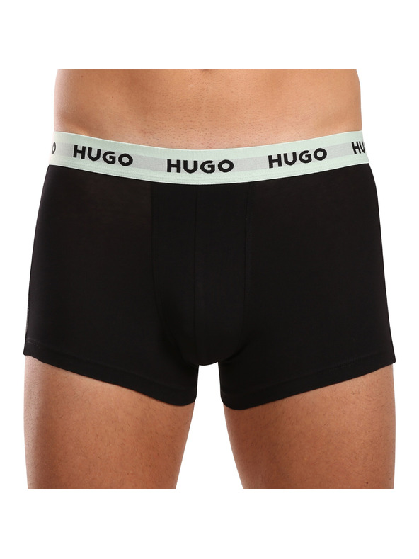 HUGO Komplet treh - moške boksarice HUGO večbarvne