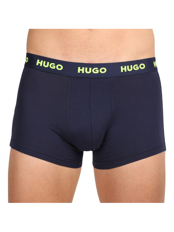 HUGO Komplet treh - moške boksarice HUGO večbarvne