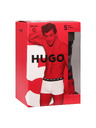 HUGO Komplet petih - moške boksarice HUGO črne