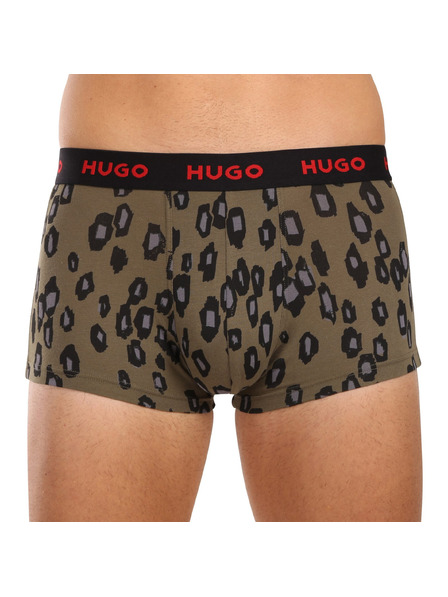 HUGO Komplet treh - moške boksarice HUGO večbarvne
