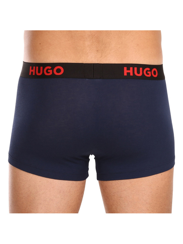 HUGO Komplet treh - moške boksarice HUGO večbarvne
