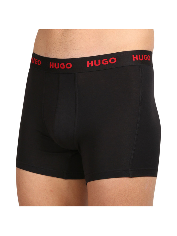 HUGO Komplet treh - moške boksarice HUGO večbarvne