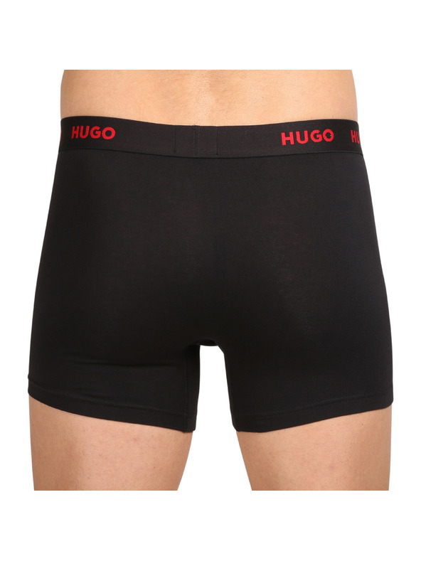 HUGO Komplet treh - moške boksarice HUGO večbarvne
