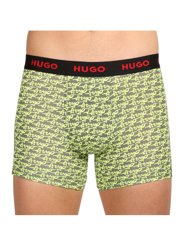 HUGO Komplet treh - moške boksarice HUGO večbarvne
