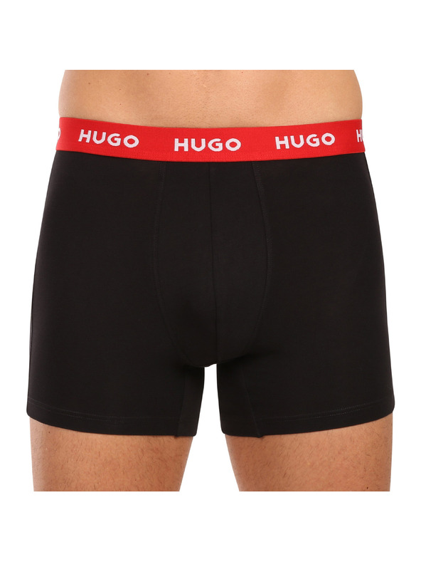 HUGO Komplet treh - moške boksarice HUGO večbarvne