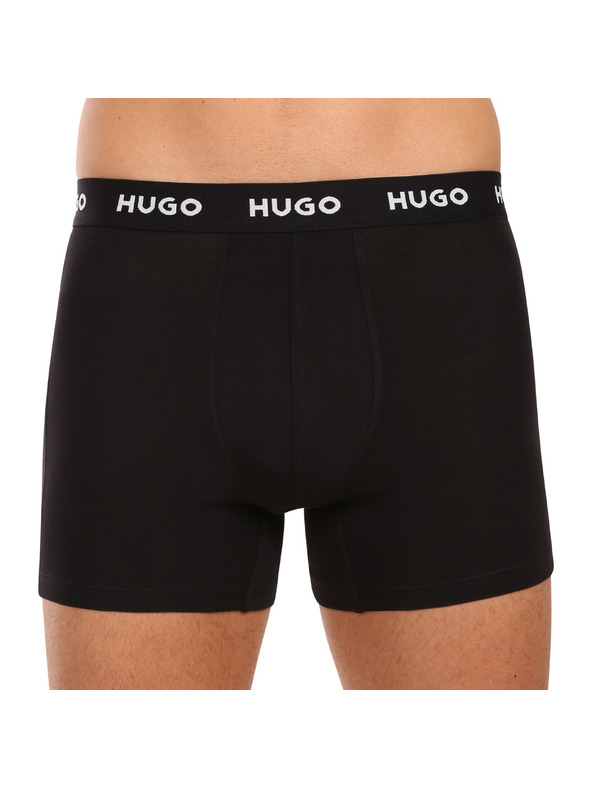 HUGO Komplet treh - moške boksarice HUGO večbarvne