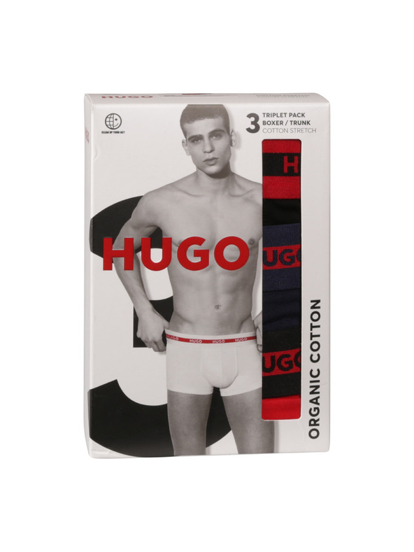 HUGO Komplet treh - moške boksarice HUGO večbarvne