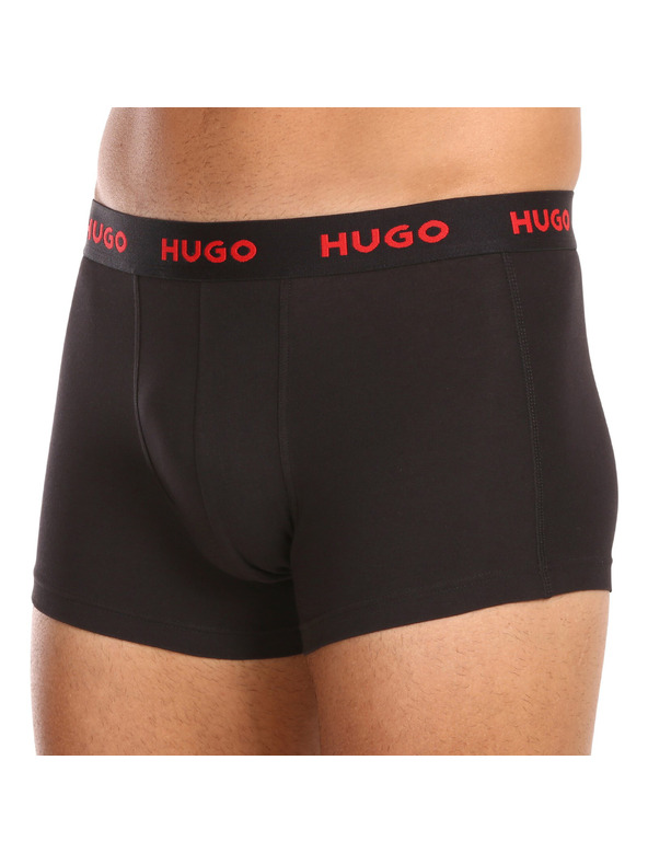 HUGO Komplet treh - moške boksarice HUGO večbarvne