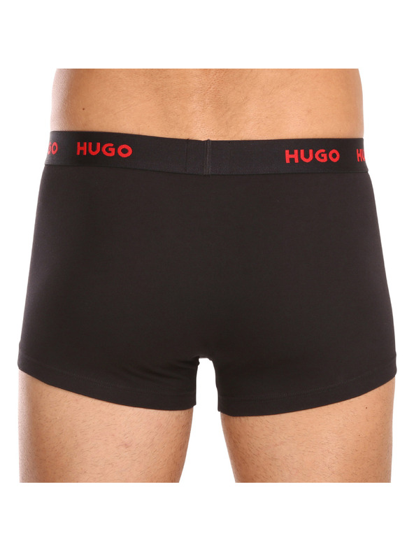 HUGO Komplet treh - moške boksarice HUGO večbarvne
