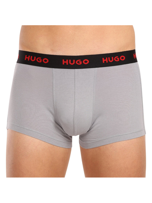 HUGO Komplet treh - moške boksarice HUGO večbarvne