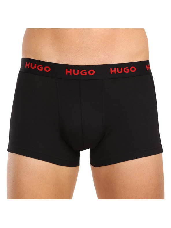 HUGO Komplet treh - moške boksarice HUGO večbarvne