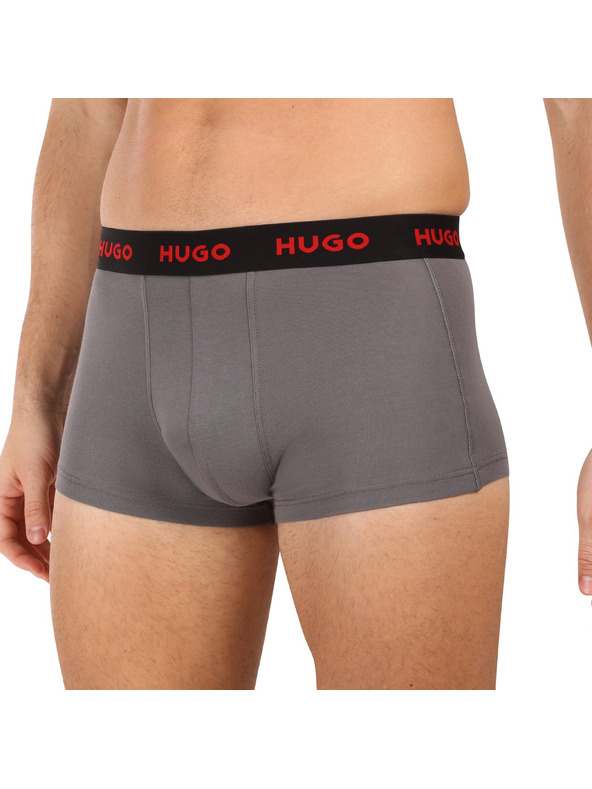 HUGO Komplet treh - moške boksarice HUGO večbarvne