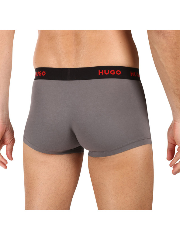 HUGO Komplet treh - moške boksarice HUGO večbarvne