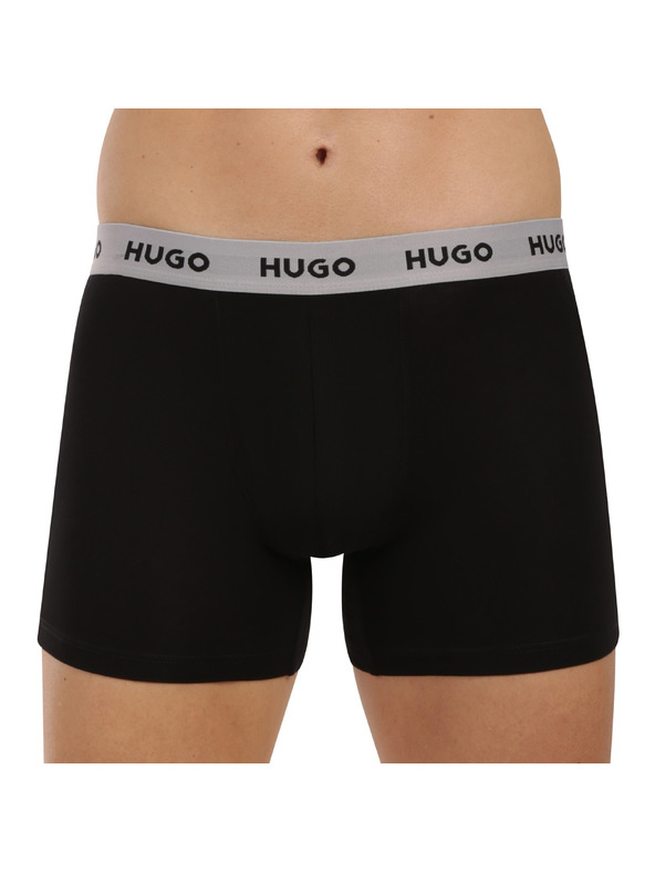 HUGO Komplet treh - moške boksarice HUGO večbarvne