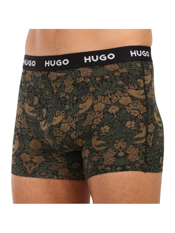 HUGO Komplet treh - moške boksarice HUGO večbarvne