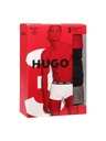 HUGO Komplet treh - moške boksarice HUGO črne