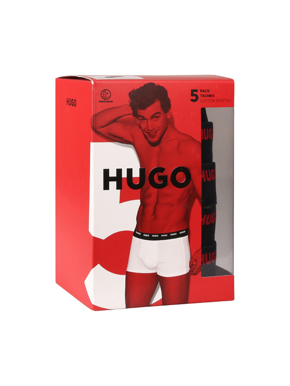 HUGO Komplet petih - moške boksarice HUGO večbarvne