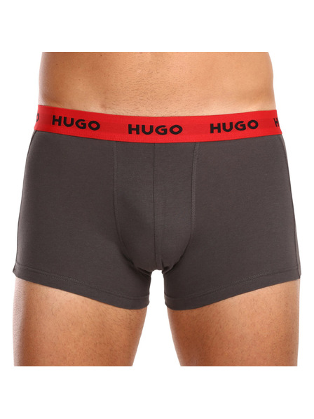 HUGO Komplet treh - moške boksarice HUGO večbarvne