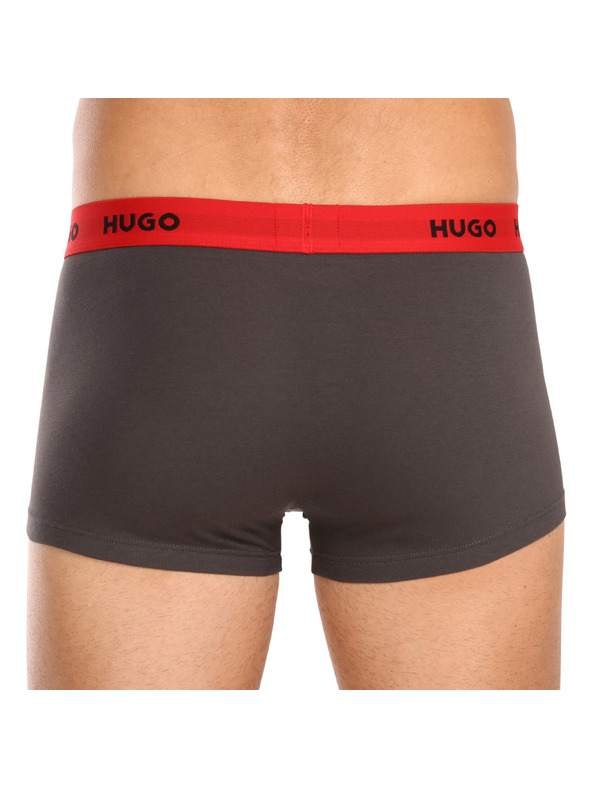 HUGO Komplet treh - moške boksarice HUGO večbarvne