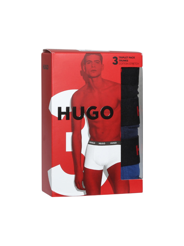 HUGO Komplet treh - moške boksarice HUGO večbarvne