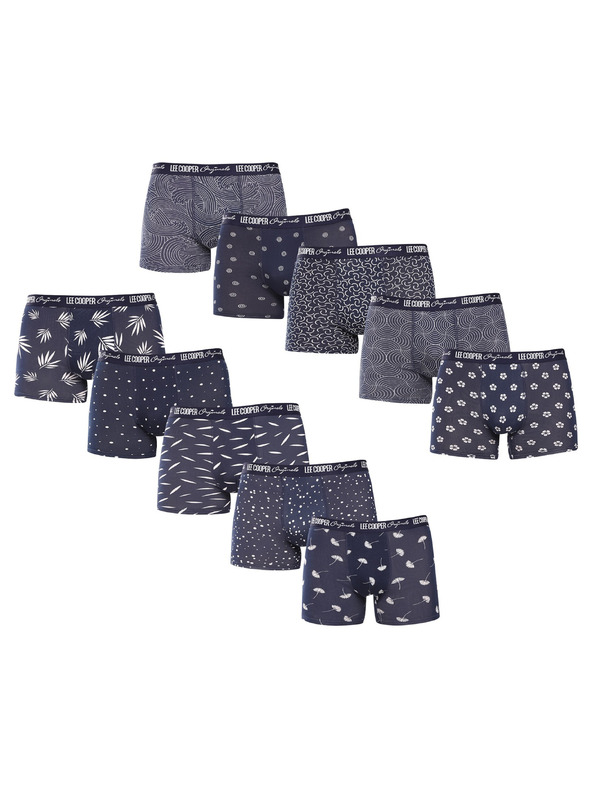 Lee Cooper Komplet desetih - moške boksarice Lee Cooper večbarvne