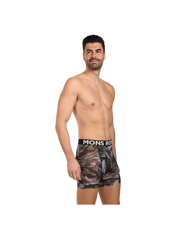 Mons Royale Moške boksarice Mons Royale merino večbarvne