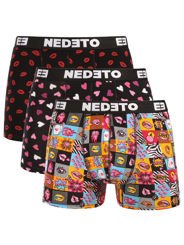 Nedeto Komplet treh - moški boksaški del Nedeto Valentinov dan večbarvni