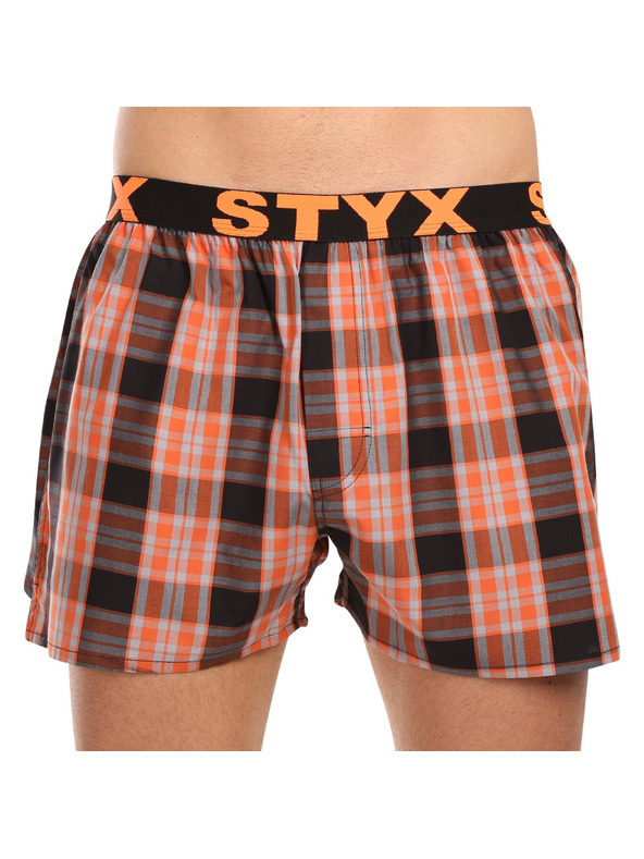 Styx Moške športne gumijaste hlače Styx večbarvne