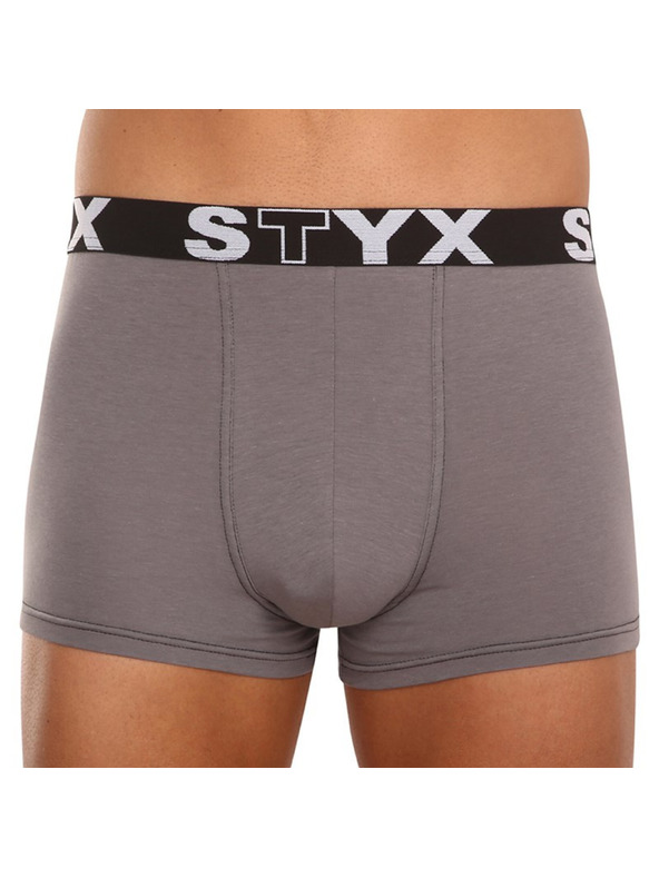 Styx Komplet petih - moške boksarice Styx športni elastičen pas večbarvne