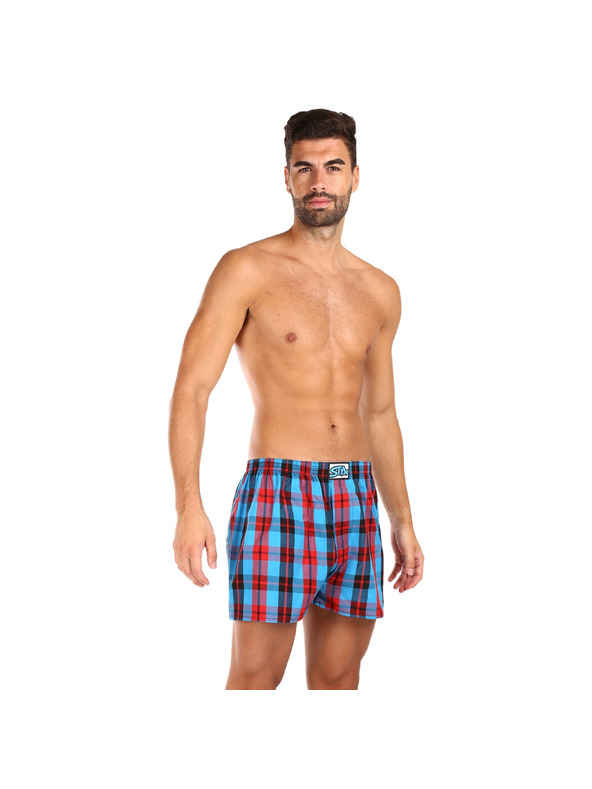 Styx Komplet treh moških kratkih hlač Styx classic elastic večbarvnih