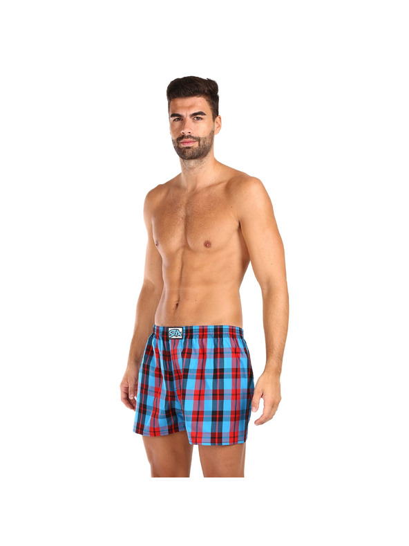 Styx Komplet treh moških kratkih hlač Styx classic elastic večbarvnih
