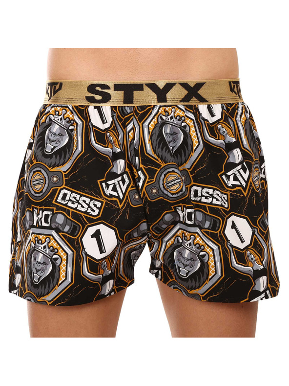 Styx Komplet dveh - moške hlače Styx art / KTV športni elastik