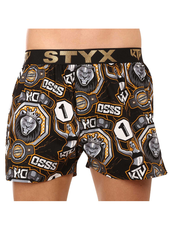 Styx Komplet dveh - moške hlače Styx art / KTV športni elastik