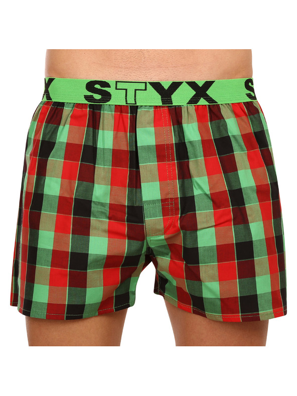 Styx Set treh - moške hlače Styx športni elastični pas večbarvne