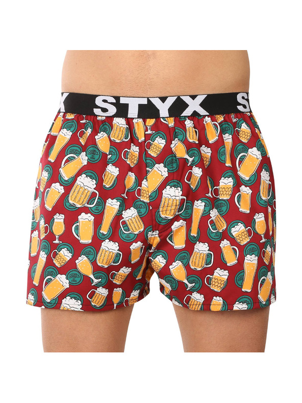 Styx Komplet petih - moške hlače Styx art športni elastik večbarvne