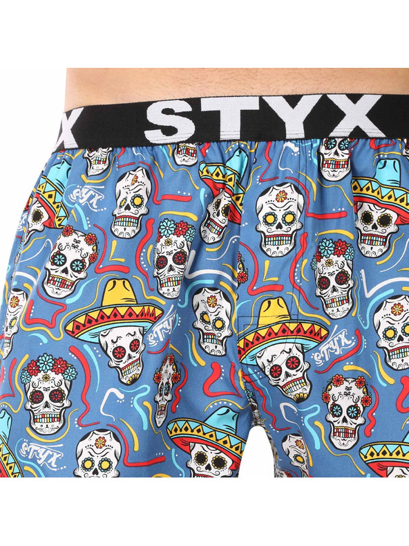 Styx Komplet petih - moške hlače Styx art športni elastik večbarvne