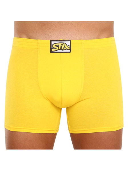 Styx Moške boksarice Styx long klasična guma rumene