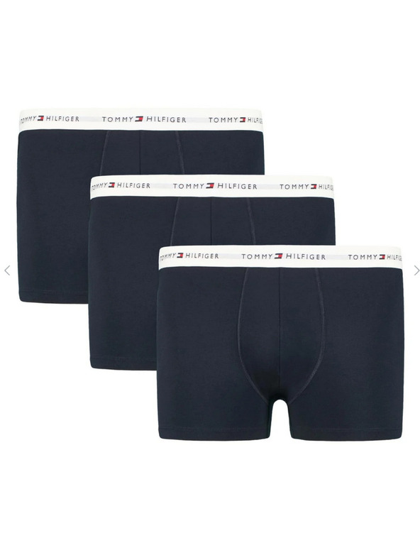 Tommy Hilfiger Komplet treh - moške boksarice Tommy Hilfiger temno modre nadmere