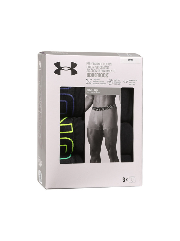 Under Armour Komplet treh - moški bokserjii Under Armour črni