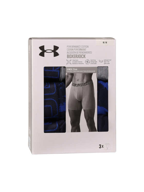Under Armour Komplet treh - moške boksarice Under Armour večbarvne