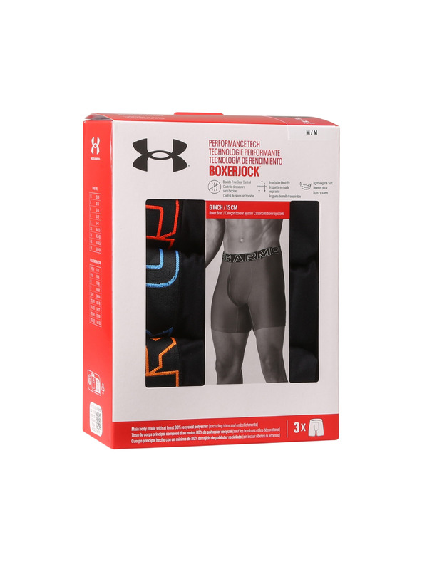 Under Armour Komplet treh - moški bokserjii Under Armour črni