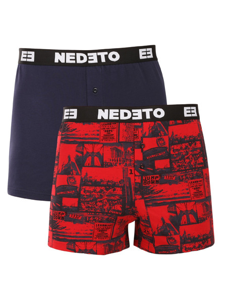 Nedeto Komplet dveh - moške spodnje hlače Nedeto večbarvne