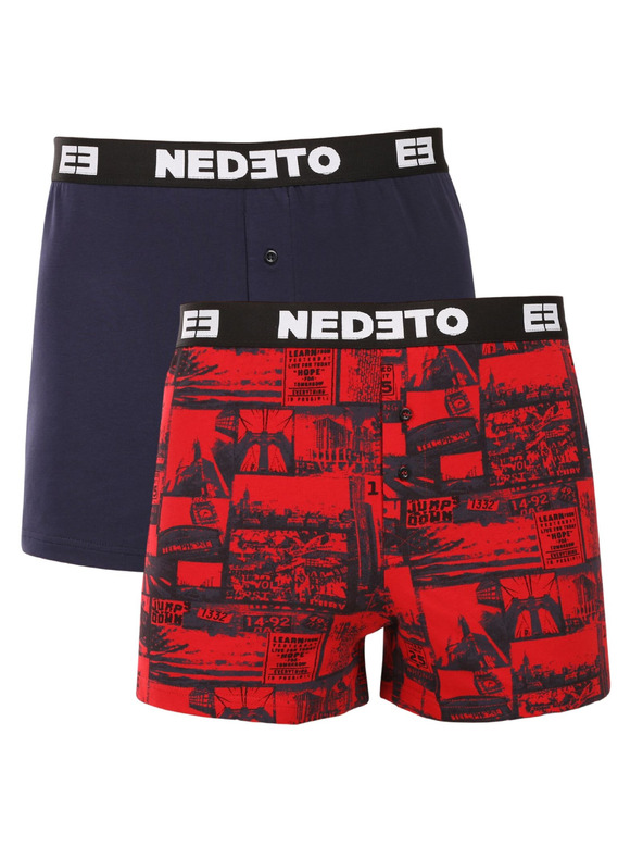 Nedeto Komplet dveh - moške spodnje hlače Nedeto večbarvne