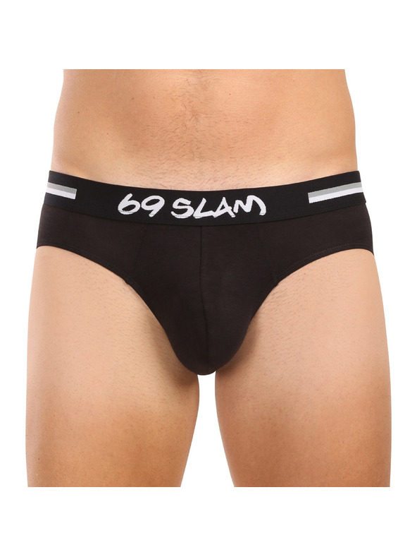 69slam Moški spodnjački 69SLAM Hanry plain bamboo hip črni