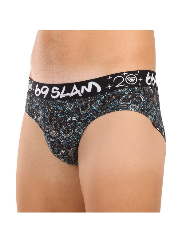 69slam Moški spodnjački 69SLAM Andreas hip bamboo SKULLER