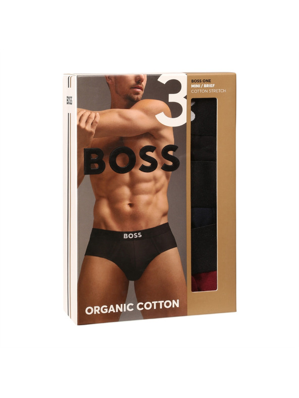 BOSS Komplet treh - moški spodnjači BOSS večbarvni