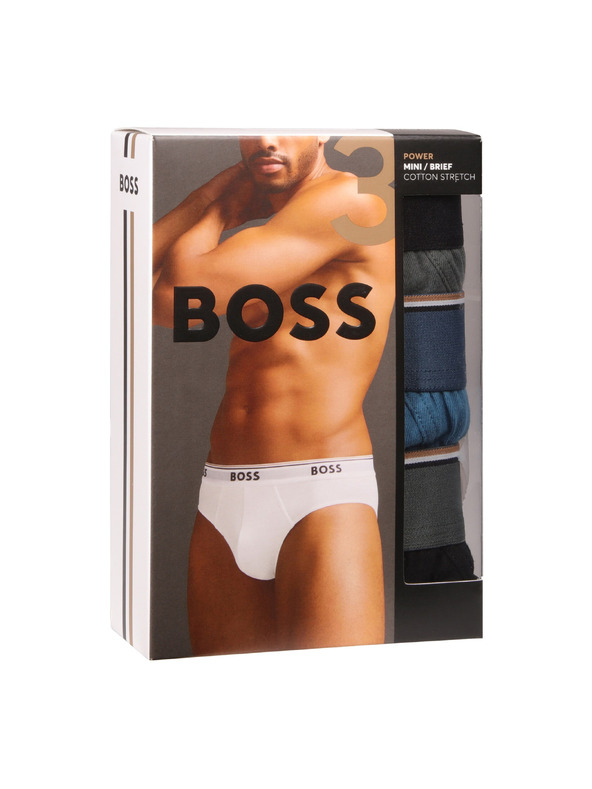 BOSS Komplet treh - moški spodnjači BOSS večbarvni